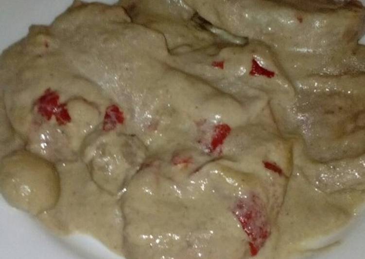 Solomillo de cerdo con salsa de champiñones