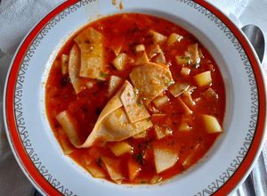 Lebbencsleves recept fotója