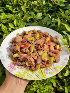 Foto resep Oseng cumi asin pete (bawang pedas)