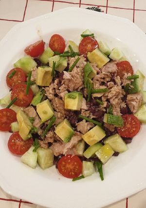 Una foto de Ensalada depurativa de azukis