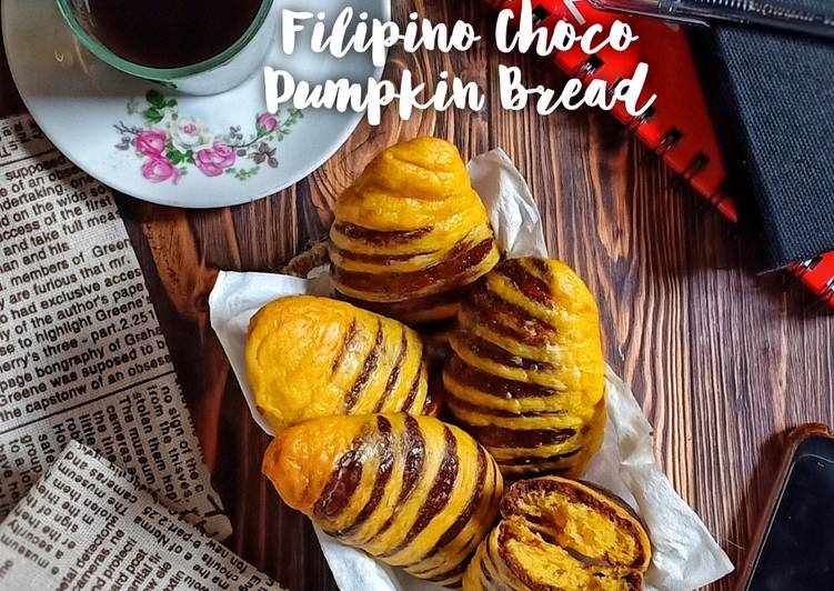 Resep Filipino Choco Pumpkin Bread Anti Gagal