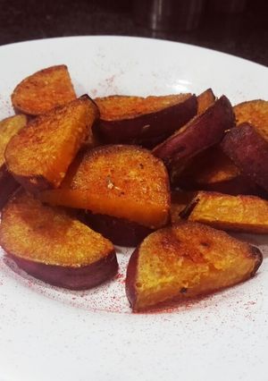 Una foto de Batatas crocantes al horno