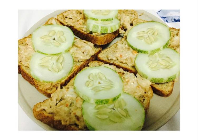 Simple Way to Make Super Quick Homemade Tuna sandwich