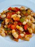 Ensalada de Alubias con Atún y Pisto
