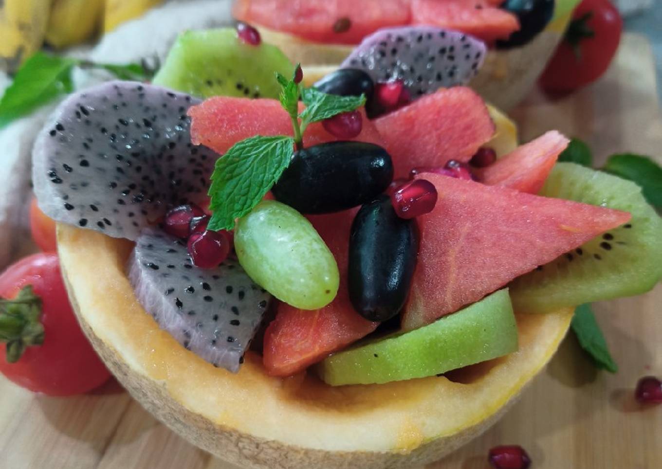 Muskmelon Fruit Basket