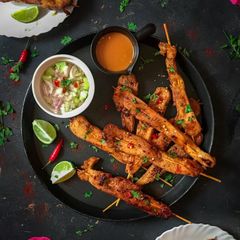 A picture of Chicken Satay.