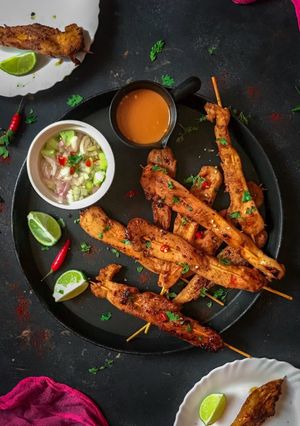 A picture of Chicken Satay.
