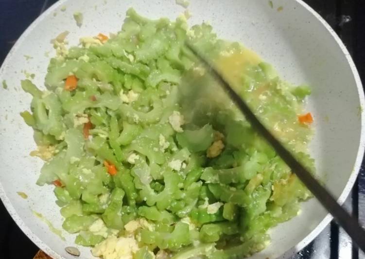 Proses mengolah Orak arik pare yang Lezat