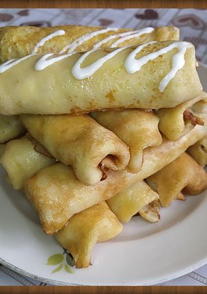 Фото Налистники с творогом🥞.