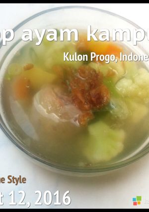 Foto resep Sop ayam kampung