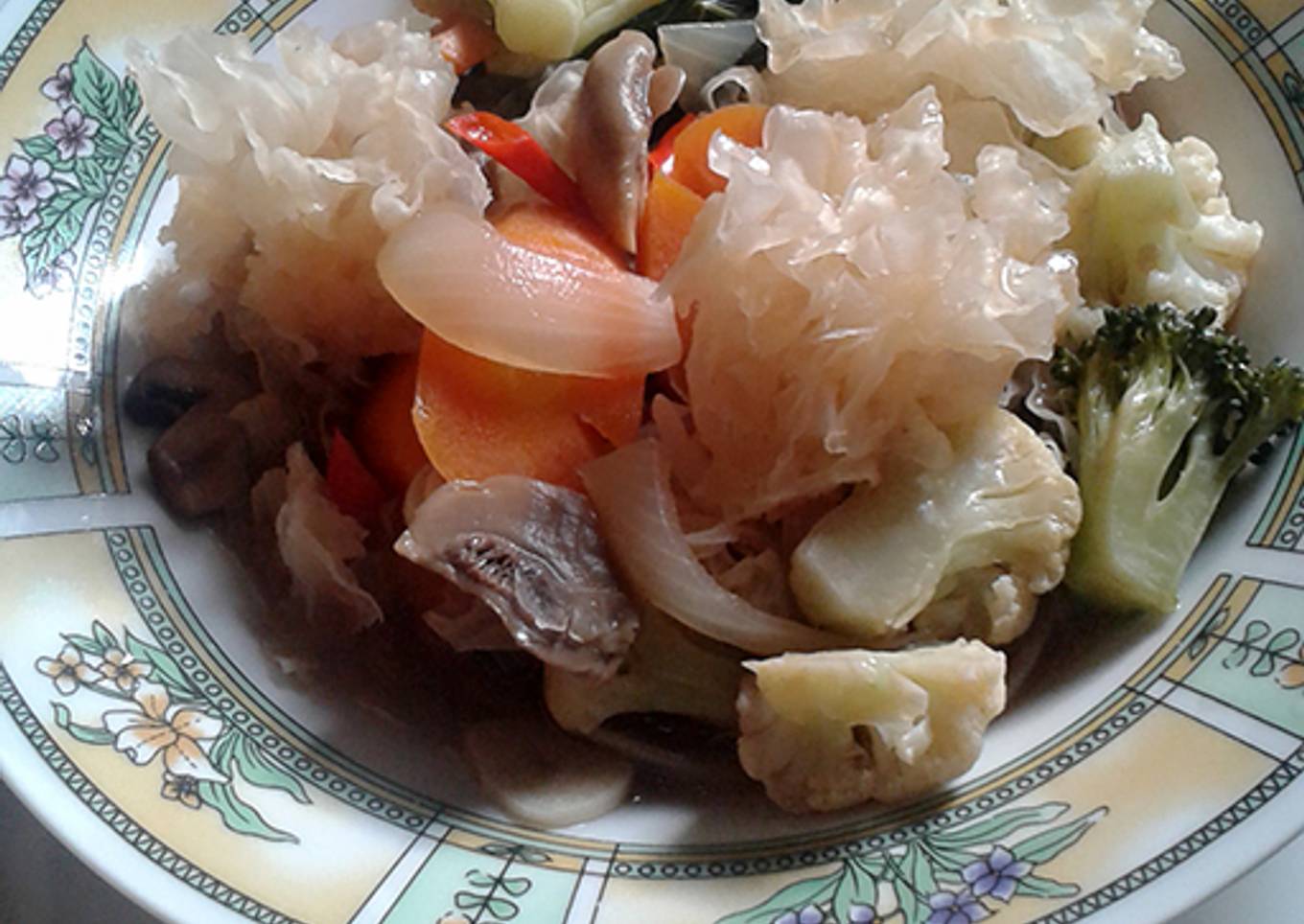 Diet GM hari ke 2 - Cap cay Jamur