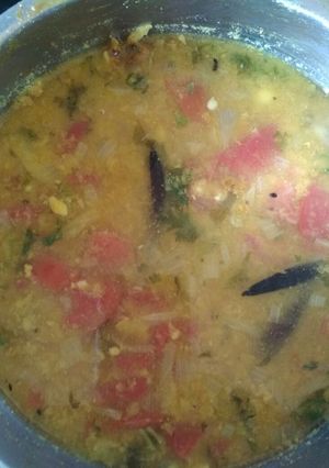 A picture of Tomato daal.
