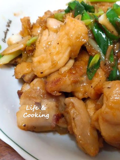 【家常菜】蔥燒雞腿 的食譜成品照片