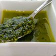 Pesto con queso provolone!