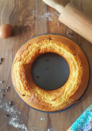 Une photo de Gâteau au yaourt et aux pépites de chocolat
