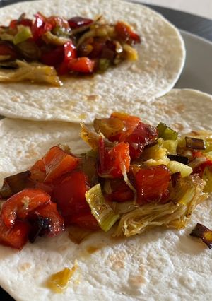 Una foto de Fajitas de pollo