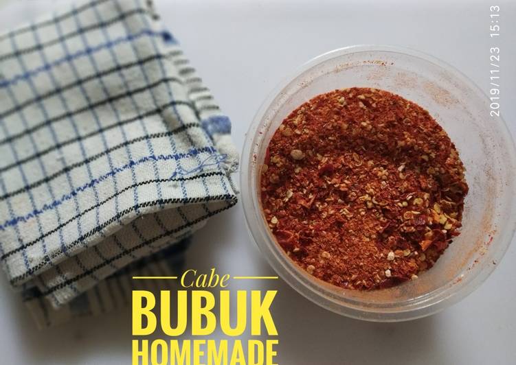 Resep Cabe Bubuk Homemade, Lezat