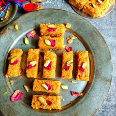 A picture of Milk Cake / Alwar ka mawa.