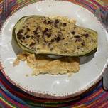 Una foto de Zapallito italiano con relleno vegetariano