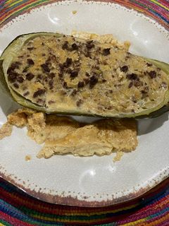 Una foto de Zapallito italiano con relleno vegetariano
