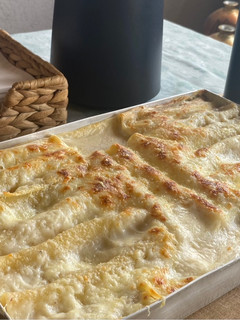 Una foto de Canelones de pollo