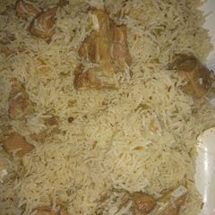A picture of White ploa in motton special dish in yoghurt.