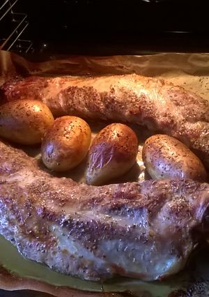 Una foto de Costillas de cerdo con hierbas provenzales