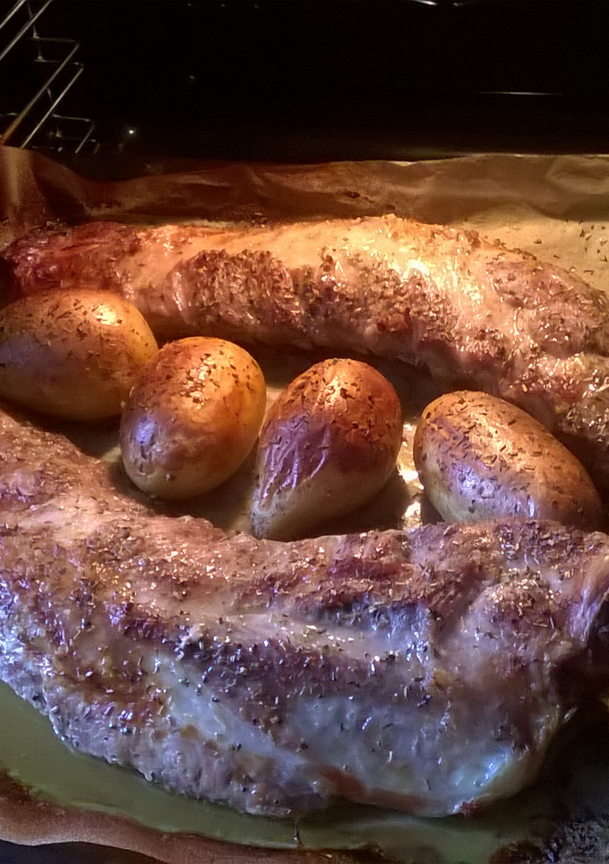 Una foto de Costillas de cerdo con hierbas provenzales