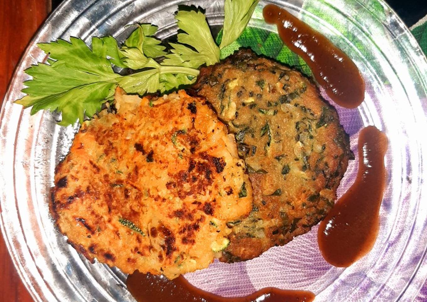 Tortas de verdura y de espinaca con acelga 🌱🥕