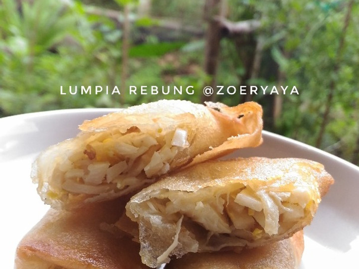 Cara Membuat 18. Lumpia rebung low budget Bahan Sederhana