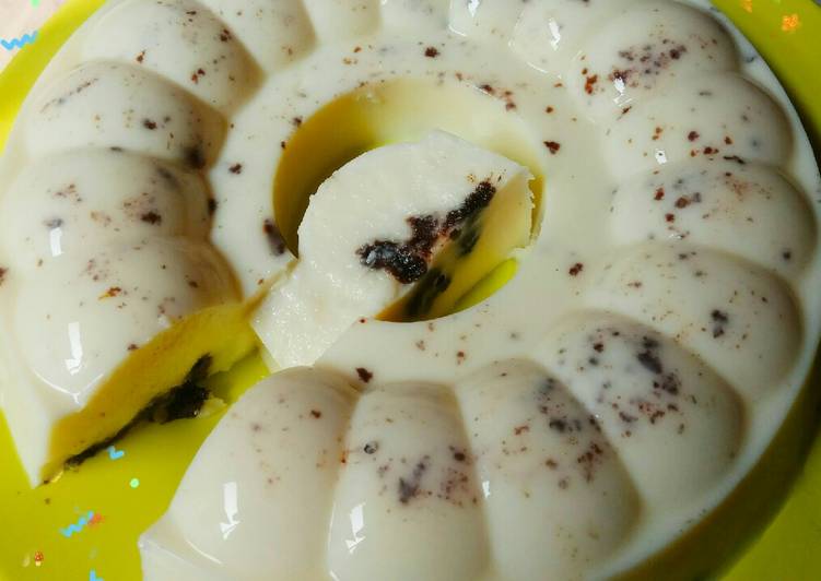 Bahan Pudding Oreo seadanya😁 | Cara Buat Pudding Oreo seadanya😁 Yang Enak dan Simpel