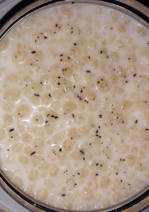 A picture of Boondi raita.