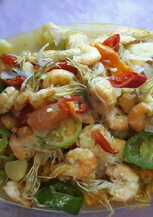 Foto resep Udang Asam Pedas