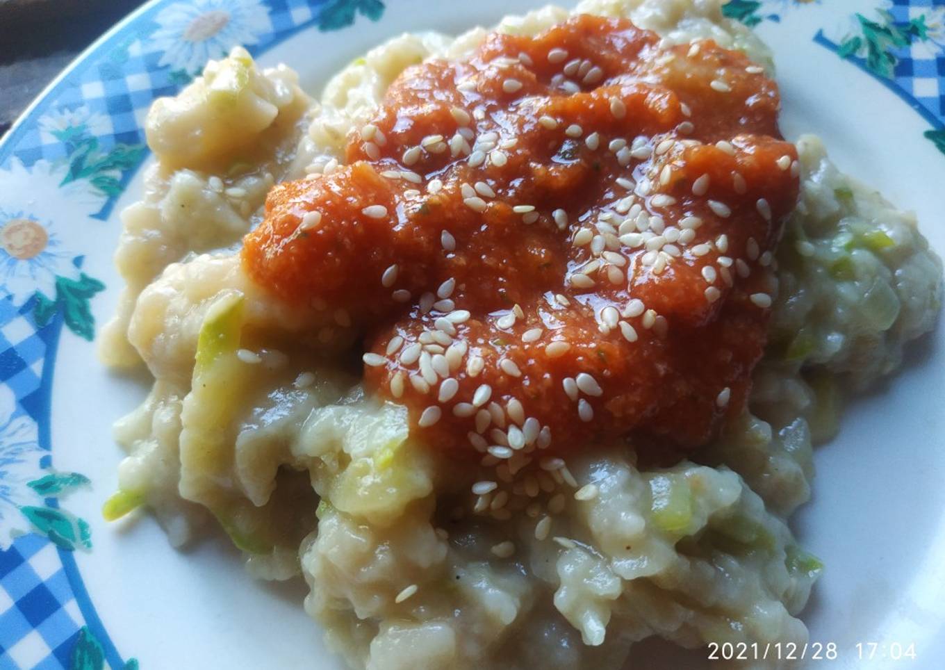 Malfatti de zucchini sin TACC