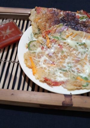 A picture of Vegetable Cheela.