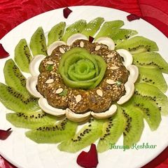 A picture of Kiwi seasame Halwa.