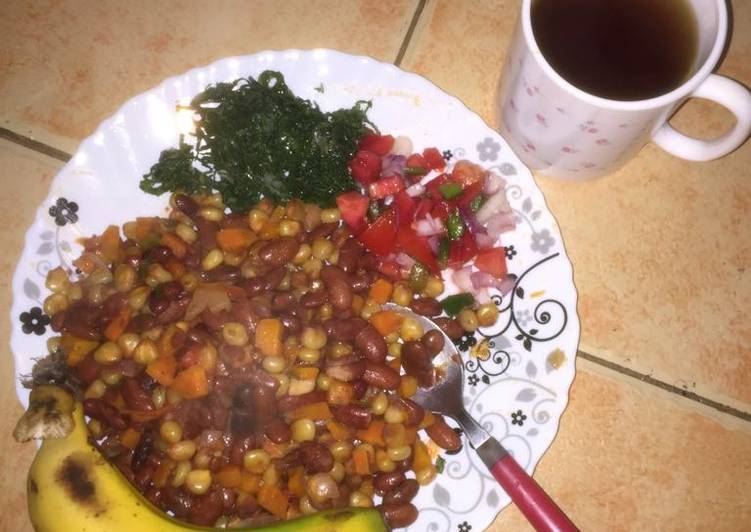 How to Make Speedy Vegetabled githeri