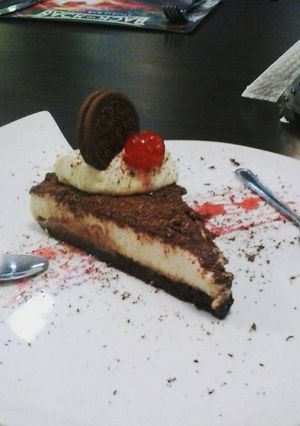 Una foto de Cheesecake de oreo