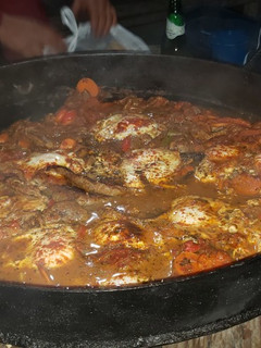 Una foto de Bife a la criolla