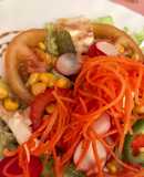 Ensalada agridulce con mozzarella
