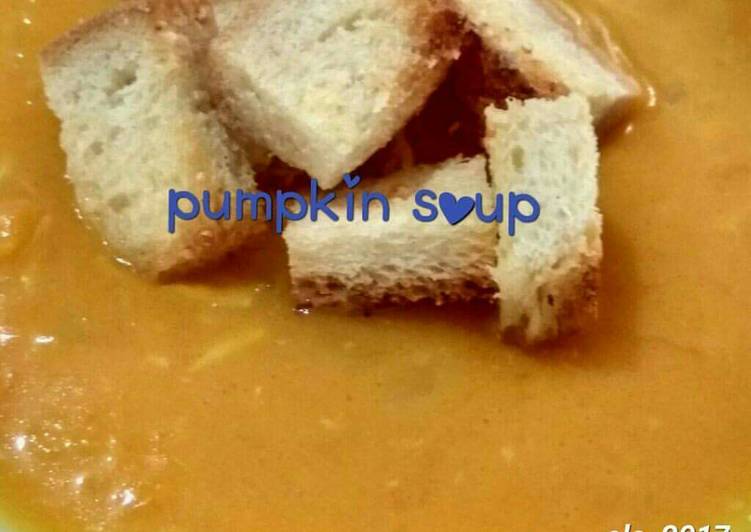 Resep Pumpkin soup, Lezat