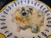 Una foto de salsa bechamel tradicional