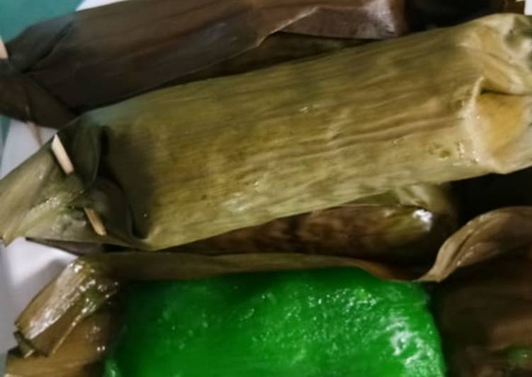 resep cara bikin Lemet singkong pandan