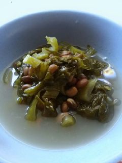 Foto resep Sayur Sawi Asin dan Kacang