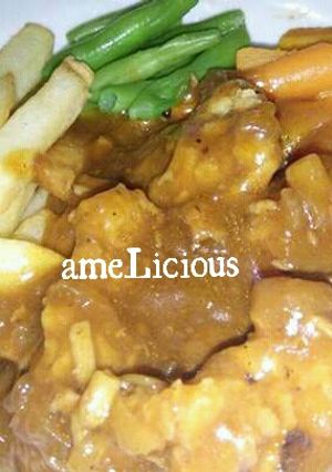 Foto resep Chicken Crispy with brown sauce
