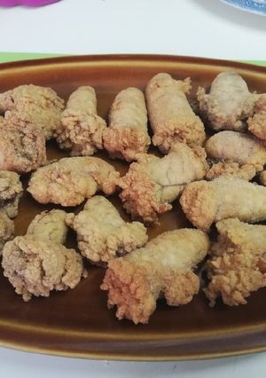 A picture of Fried Hake Roe.