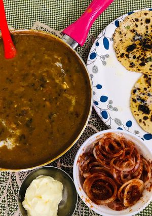 मिस्सी रोटी मक्खनी दाल (missi roti makhani Dal recipe in Hindi) रेसिपी मुख्य फोटो