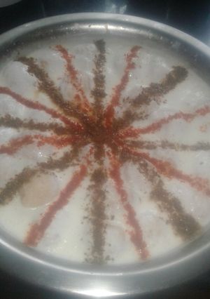 A picture of Dahi Vada.