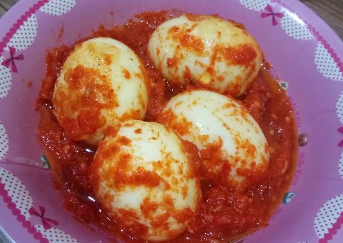 Resep • Balado Telur Simple yang Menggugah Selera