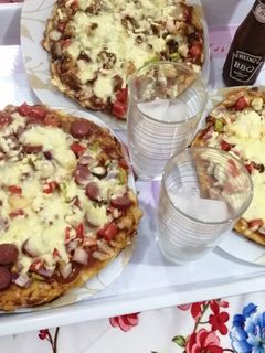 صورة لوصفة بيتزا